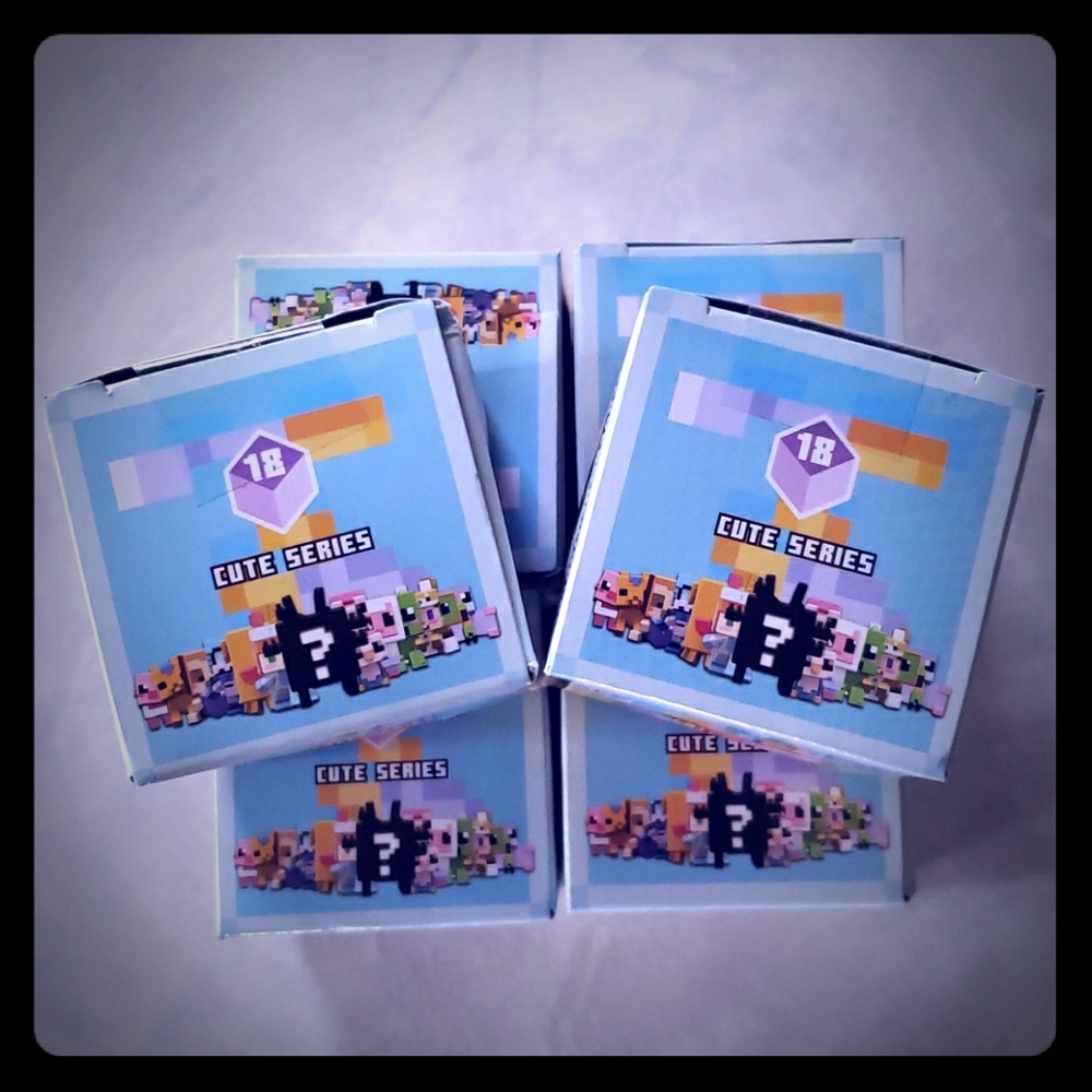 NEW 6 Open-Blind MINECRAFT Mini Figures